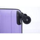 Expandable 3 Piece Luggage Sets PC Lightweight & Durable Suitcase with Two Hooks, Spinner Wheels, TSA Lock, (21/25/29) Purple