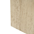MGO Handmade Planter Box, Travertine Finish, 27''H