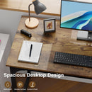 39 Inch Brown Computer Desk Modern Simple Style Home Office