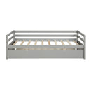 Twin Daybed With Trundle Frame Set