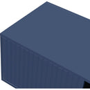 Modern Shoe Storage Bench with Hidden Storage and Upholstered Cushions for Bedside, Living Room and Entryway (Navy)