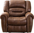 Nut Brown Electric Recliner Chair With USB Port Comfort