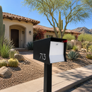 Retrobox-2.0  in TEXTURED MATT JET BLACK - Modern Mailbox