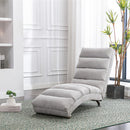 Massage Chaise Lounge Indoor With Remote Control, Ergonomic Electric Massage Lounger