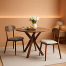 Round Dining Table Set 36 Inch With Cushioned Chairs