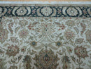 6' X 9' Vintage Handmade India Top Quality Jaipur Floral Oriental Tea Wash Nice