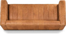 Canale 86 Inch Sofa Full Grain Italian Leather Cognac Tan