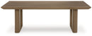 Serene Bay - Rectangular Cocktail Table - Dark Brown