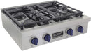 Kucht 30 Inch Gas Sealed Burner Rangetop KFX309T-B