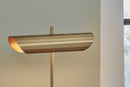 Rowleigh - Marble Desk Lamp - Gold Finish / White