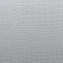 Gunnison Wood Queen LED Panel Bed Silver Metallic