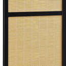Pearce 4-panel Bamboo Room Divider Folding Screen Natural