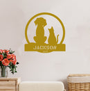 Dog and Cat Name Sign
