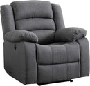 Oversized Grey Electric Recliner Chair For Living Room