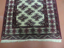 3' X 3' Vintage Handmade Turkoman Bokhara Yamud Wool Rug Nice