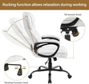 High Back Executive Chair White Ergonomic Office Chair