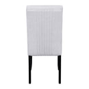 5-Piece Round Dining Table set, 43-Inch Modern Dining Table and 4 Upholstered Chairs for Dining Room, Kitchen Room, Living Room, Easy Assembly