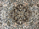 Persian Qum Silk Rug 3.5 x 5.5, Floral Medallion, Very Fine 350 KPSI, Handmade Silk on Silk Rug, Vintage