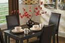 Kimonte Black Dining Room Table Rectangular Contemporary