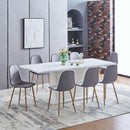 Grey Velvet Dining Chairs Set Of 4 For Dining Room