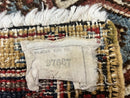 Antique Persian Heriz Rug 6x8, Geometric Medallion, 1920s Oriental Carpet, Handmade Wool Rug
