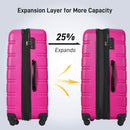Hardshell Luggage Sets 4 pcs + Bag Spinner Suitcase with TSA Lock Lightweight-16"+20"+24"+28" Luggages