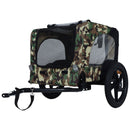 Pet Bike Trailer Dog Cart for Bicycle,Suitable for Small and Medium Pets, Easy Folding Cart Frame, Quick Release Wheel, Non-Slip Floor, Internal Leash