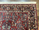 Karastan Rug 5.9 x 9 Red Sarouk