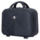 2Piece Luggage Sets ABS Lightweight Suitcase, Spinner Wheels, (20/14) BLACK