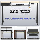 Under Desk Keyboard Tray 27x11 Inch C Clamp Mount Black