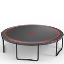 YC 12FT trampoline Pumpkin- ladder-Black Red