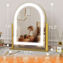 Lighted Makeup Mirror With LED Three Color Lighting Modes