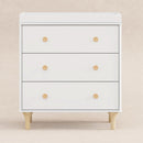 Lolly 3 Drawer Changer Dresser Removable Changing Tray White