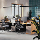 Kelista Dark Gray Mesh Mid Back Office Chair For Desk