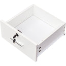 Locking Beauty Salon Storage Cabinet Hair Dryer Holder Stylist Equipment Drawer