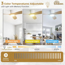 52 Inch Smart Ceiling Fan With Lights Remote App Control