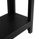 Mirod Modern Farmhouse Console Table,Elegant Minimalist Design with Premium Wood Veneer and Rounded Corners