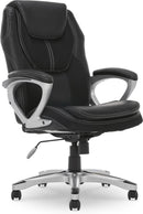 Amplify Executive Office Chair Black With Lumbar Support