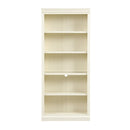 83' Tall Wood Bookcase Suite with light strip ,5-Tier Decor Bookcase Suite with Adjustable Shelves,Storage Organizer,Free Standing Storage Shelves Suite for Living Room,Home Office,Beige and Yellow
