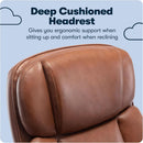 Fairbanks Big And Tall High Back Cognac Office Chair