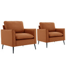 Nordic Retro Light Luxury Upholstered Sofa Chair
