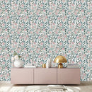 Stylish Pink Flowers Wallpaper Vogue