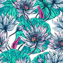 Stylish Water Lily Wallpaper Tasteful