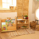 2in1 Montessori Shelves Set – Bookshelf & Toy Shelf