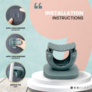 [2pks] Broom Holder Wall Mount Self Adhesive | Pink & Green