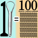 [2PKS] KN FLAX Tongue Scraper with Cases | Medical Grade