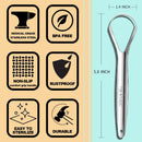 [2PKS] KN FLAX Tongue Scraper with Cases | Medical Grade