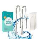 [2PKS] KN FLAX U Shaped Tongue Scraper | Medical Grade