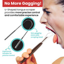 [2PKS] KN FLAX U Shaped Tongue Scraper | Medical Grade