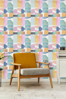 Colorful Geometric Elements Wallpaper